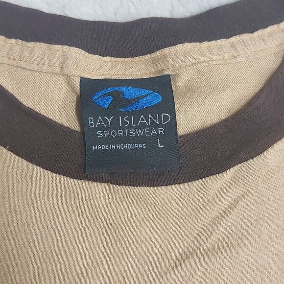 VTG Y2K Xbox Halo 2 Master Chief T Shirt Ringer Brown Promo Men's Size Large - Picture 4 of 9